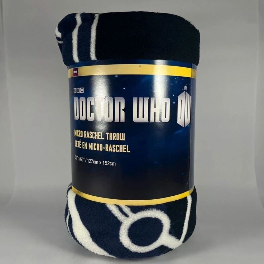 BBC - Doctor Who Micro Raschel Blanket - Dr Who Symbols